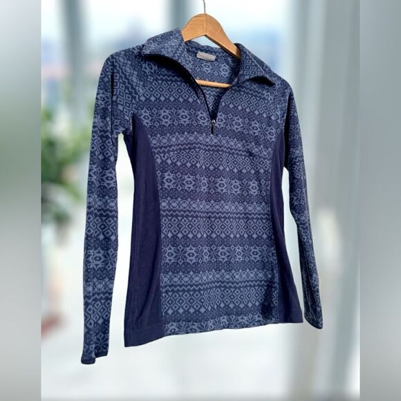 COLUMBIA Fleece 1/2 Zip Pullover Size XS - Picture 4 of 12